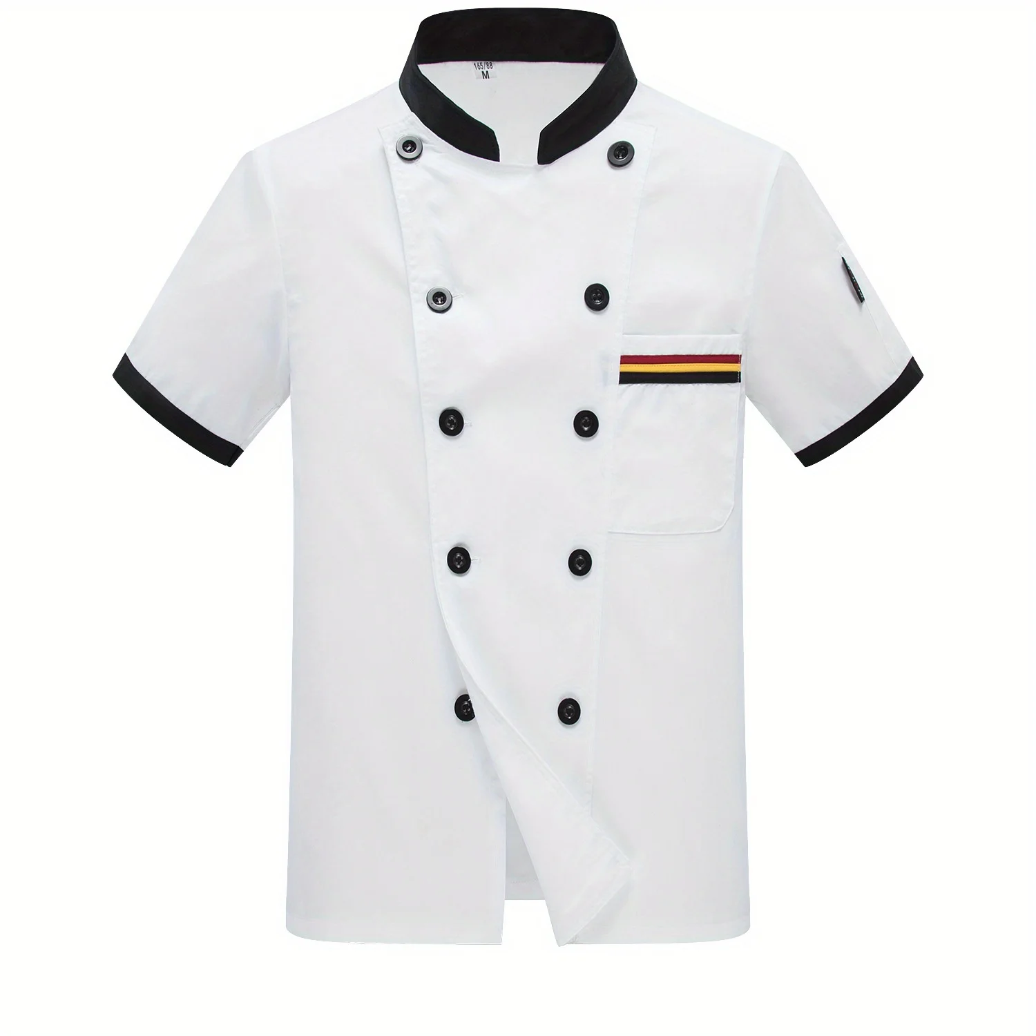Chef Jacket Uniform Short Sleeve Chef Jacket for Food Service Industry Restaurant Chef Coat