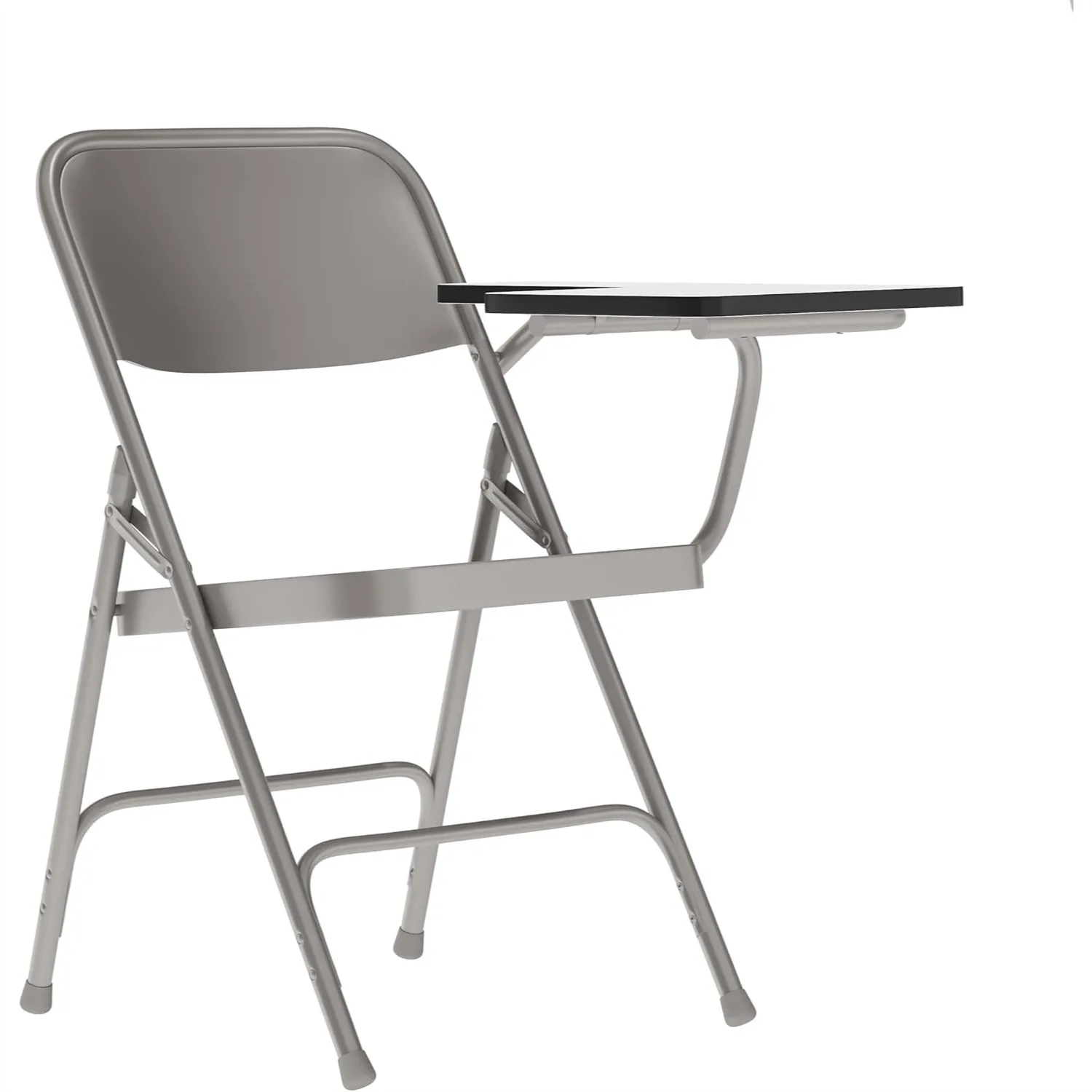Steel Folding Chair with Left Handed Tablet Arm, 500lbs Capacity, Heavy Duty for Classroom