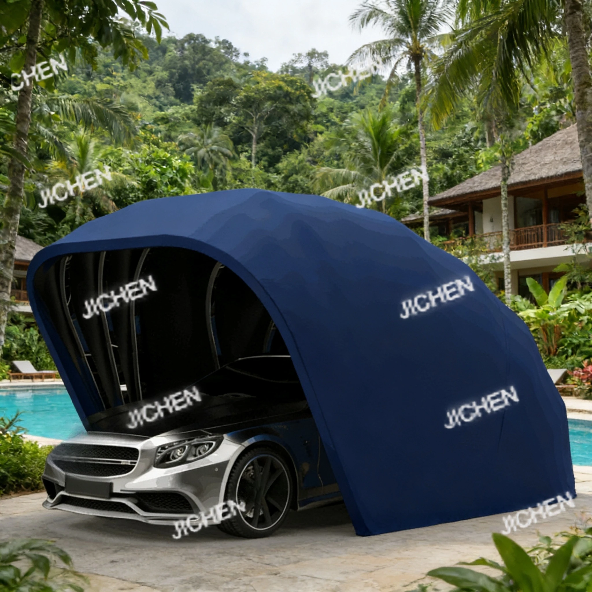 

Депозитный автоматический складной тент премиум-класса с защитой от атмосферных воздействий для парковки, уличный выдвижной прочный тент