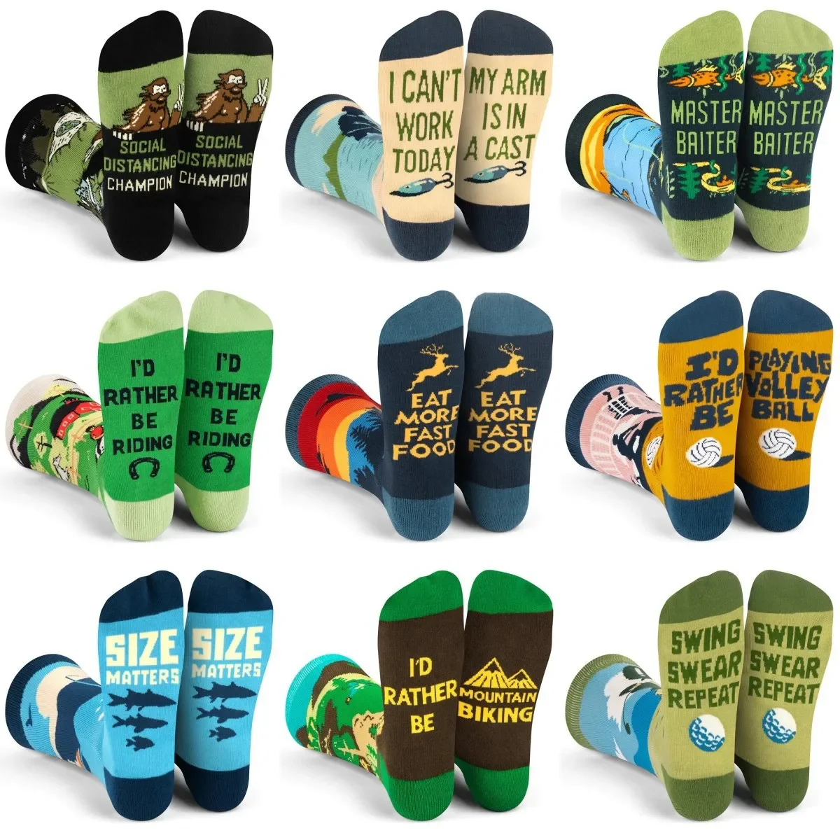 Funny Letters Fashion Cotton Unisex Socks Men Women Creative Cotton Street Retro Hip Pop Crew Socks Couple Gifts Bulk Wholesale