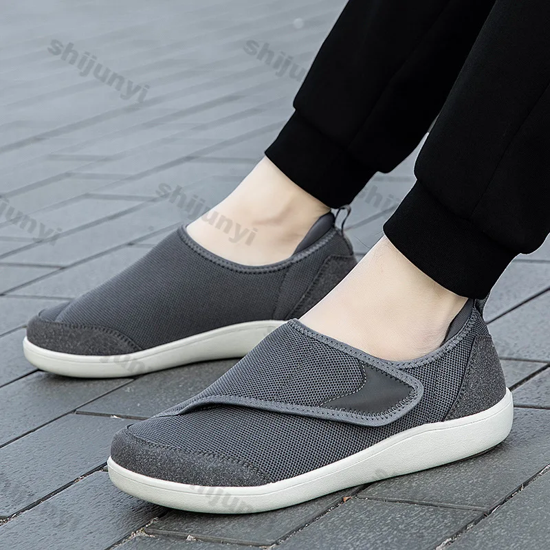 

Мужские спортивные кроссовки 2026: Новинка весны, обувь для пожилых людей, нескользящие, дышащие, повседневные кеды, легкие, с мягкой подошвой, шитые лоферы