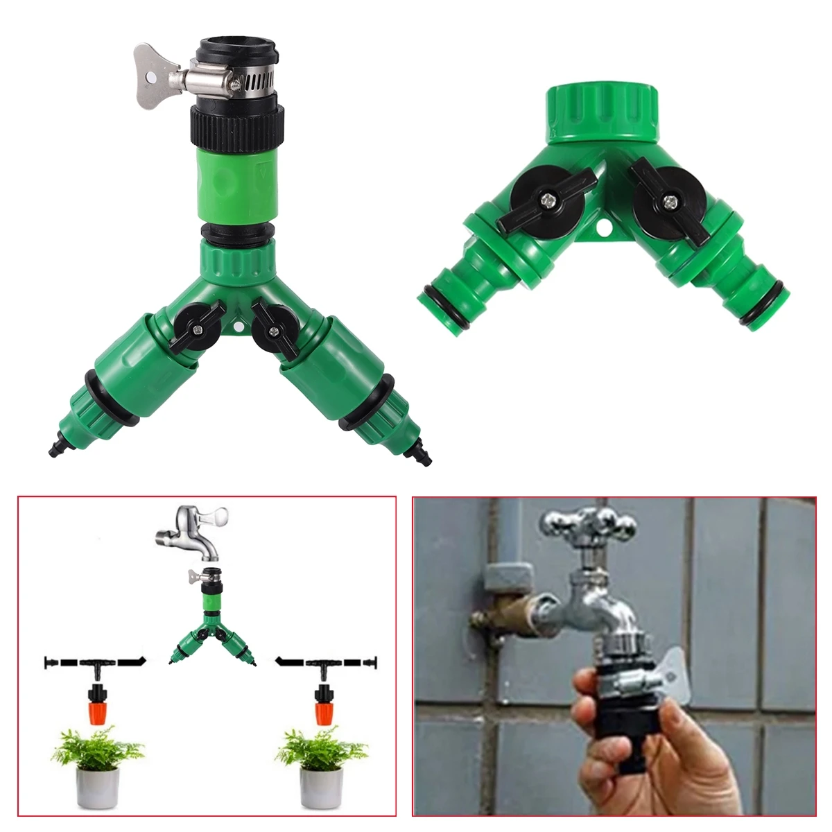 Y-shape Valve Connectors 3/4