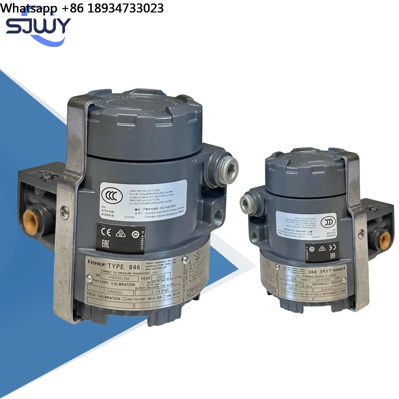 Original EMERSON FISHER 846 Electro-Pneumatic Transducer 4-20MADC 3-15 PSI 4-20MA in Stock