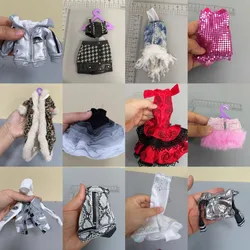 maolianyiqun 001 new brand 1/6 plain accessories make-up rainbow high clothes pants jeans kuailesenlin