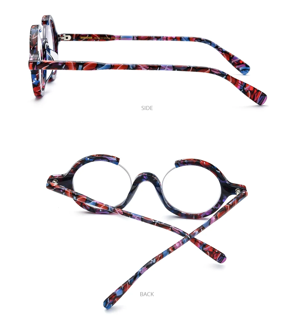 HEPIDEM Acetat Brille Rahmen Männer Marke Designer Runde Frauen Nerd Brillen japanische handgemachte Brille Vintage Brillen 9158 – Detail 28