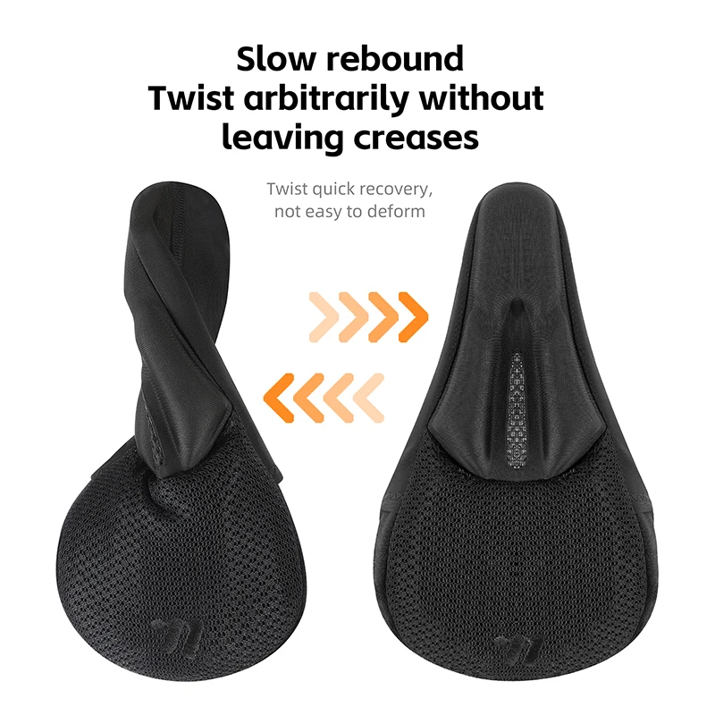 WEST BIKING Bicycle Saddle 3D Soft Bike Seat Cover Cycling Silicone Seat Cushion Breathable Saddle Comfortable Bicycle Bike image 5