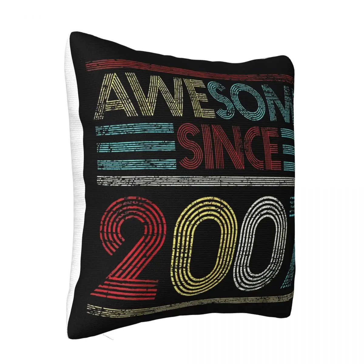 13Th Birthday Gifts Awesome Since 2007 Funny Cotton Gift Men Unique Vacation Vintage Pillow Case