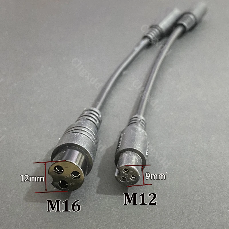 DC-Adapter-Konverterstecker 5,5mm*2,1mm Buchse auf XLR 3-polig 5,5*2,5mm 8,0*1,6mm RCA M12 M16 C13 Stecker Geeignet für Roller – Detail 8