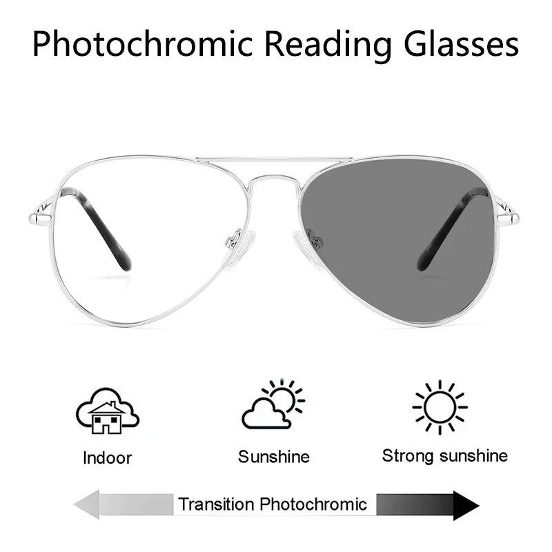 Photochromic Reading Glasses for Men Women's Sunglasses Photochromic Lenses Man Best Selling for Women Luxury Eyeglass Frames 2
