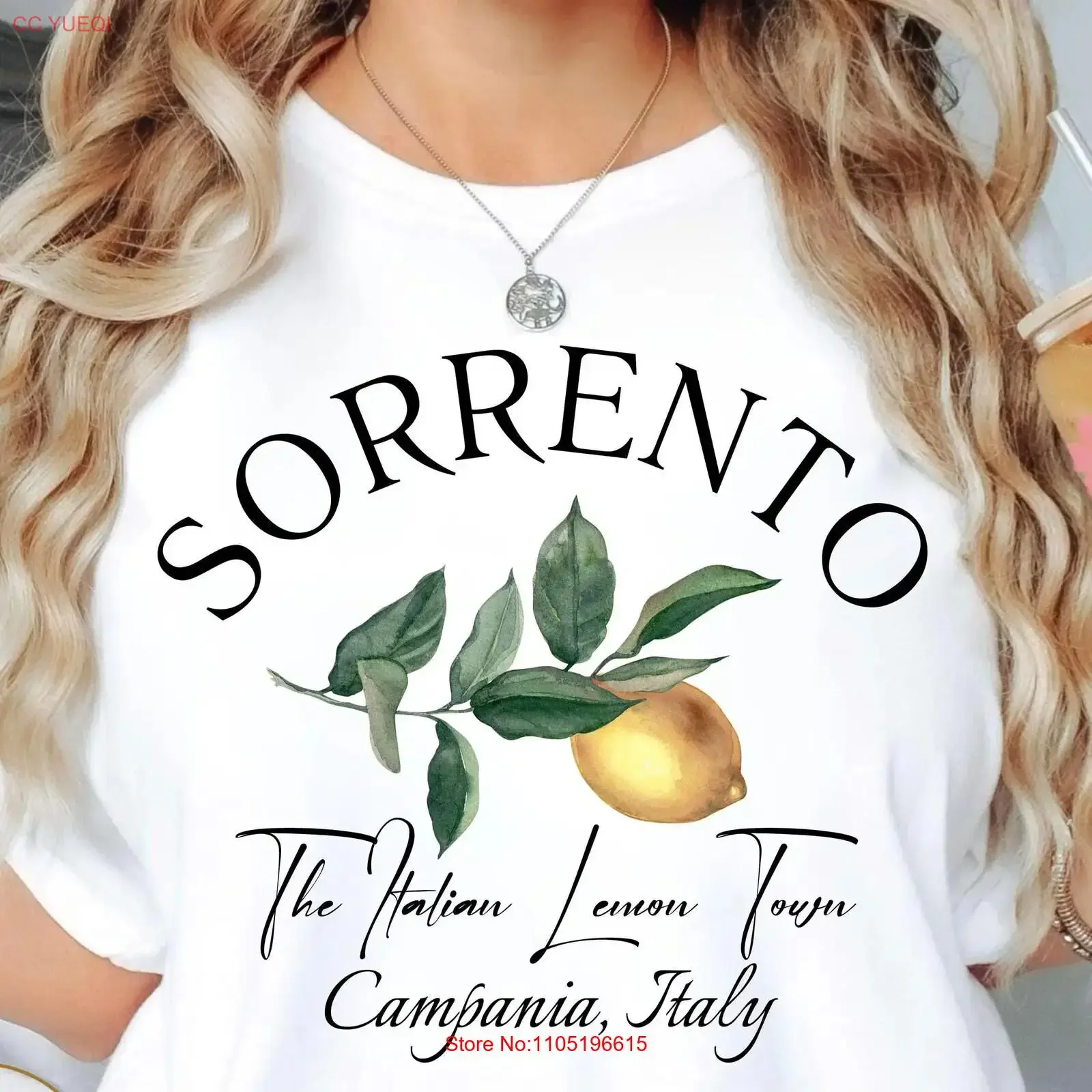 Sorrento Lemon Town T Shirt Italian Coastline Charm Campania Italy Amalfi Coast Positano vintage Washed Stretched Slightly Soft
