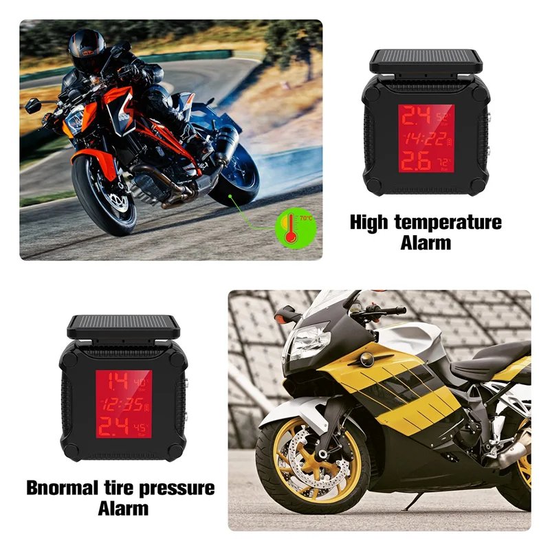 AF90-M9 Sensore di monitoraggio della pressione dei pneumatici Rilevamento dei pneumatici Accessori per parti di motociclette