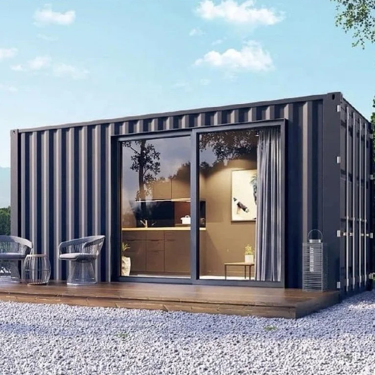 Proveedor de China: casas de contenedores de envío prefabricadas de lujo de 20 pies y 40 pies