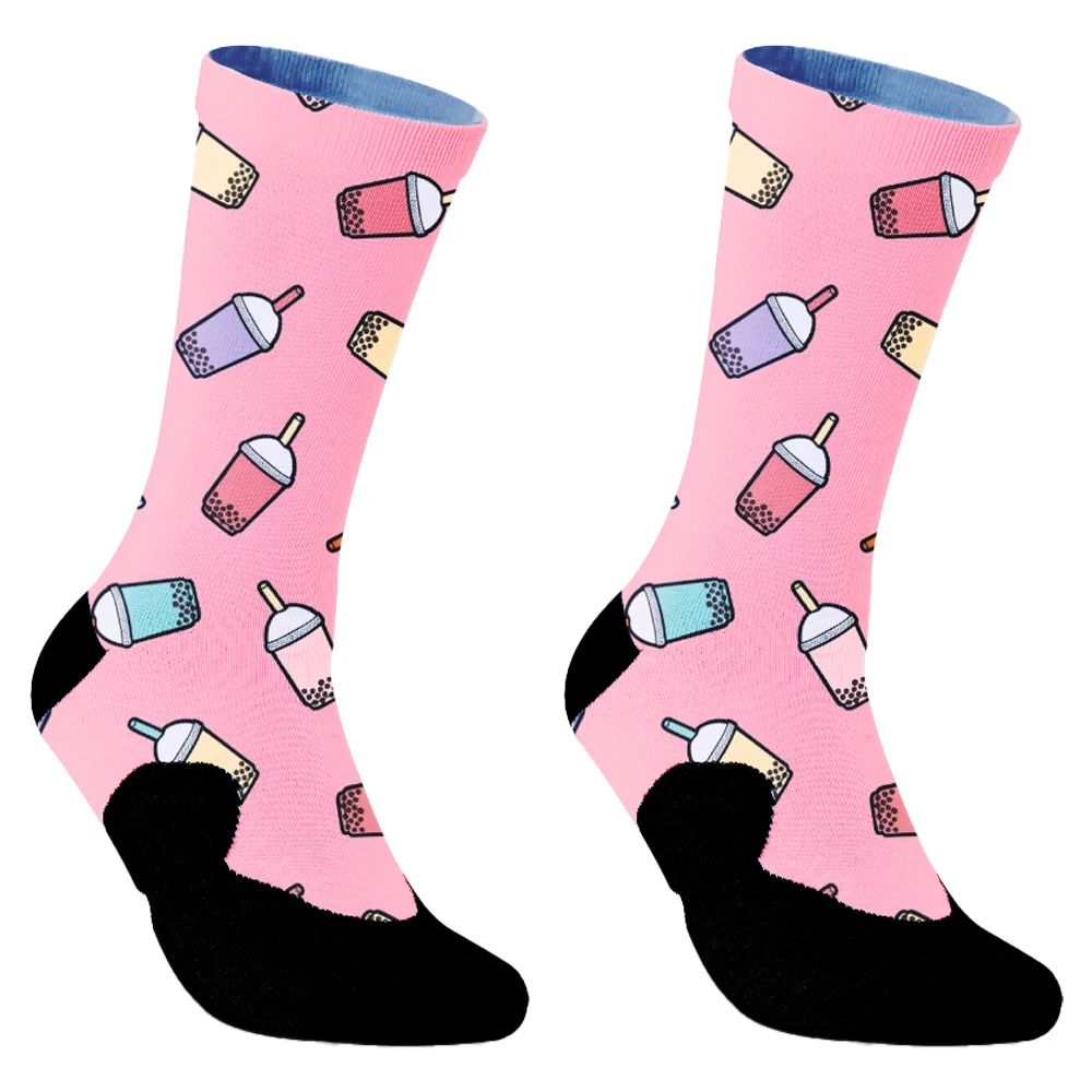 Chaussettes de cyclisme pour femmes et hommes, bas graphiques, accessoires de dessin animé pour femmes, Merch