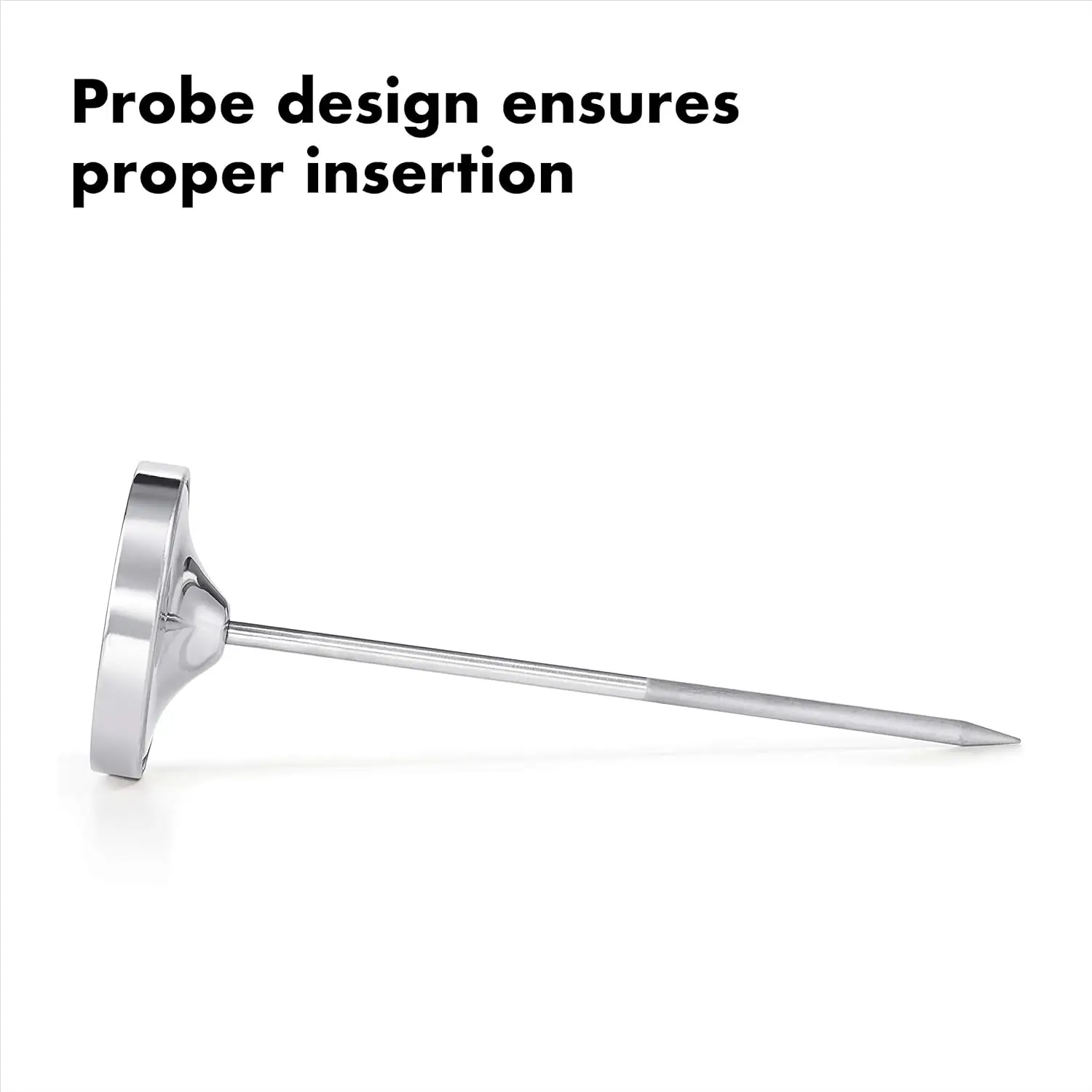 Instant Read Meat Thermometer with Quick Accurate Temperature Readings and Easy-to-Read Display