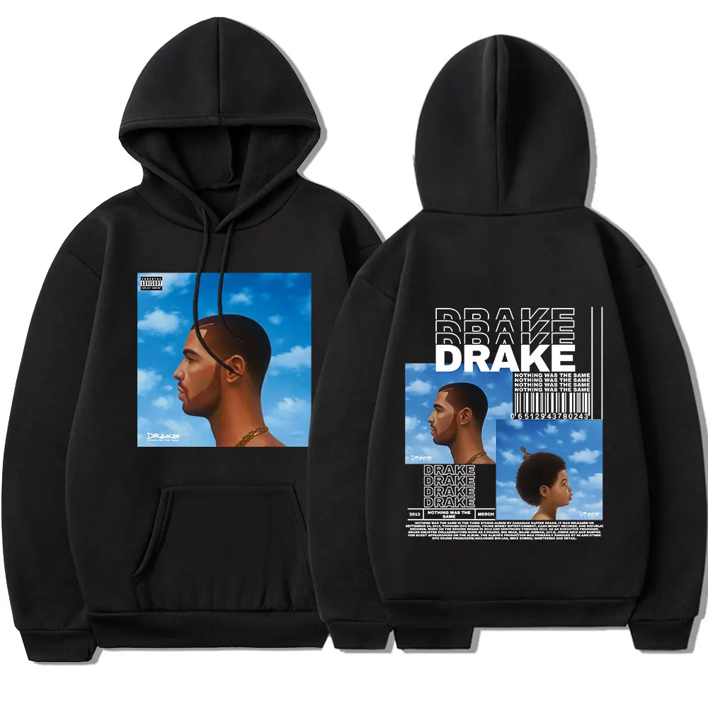 Rapper Drake Nothing Was The Same Music Album Graphic Hoodie Men/women Casual Sweatshirt Streetwear Fashion Hip Hop Hoodies Coat