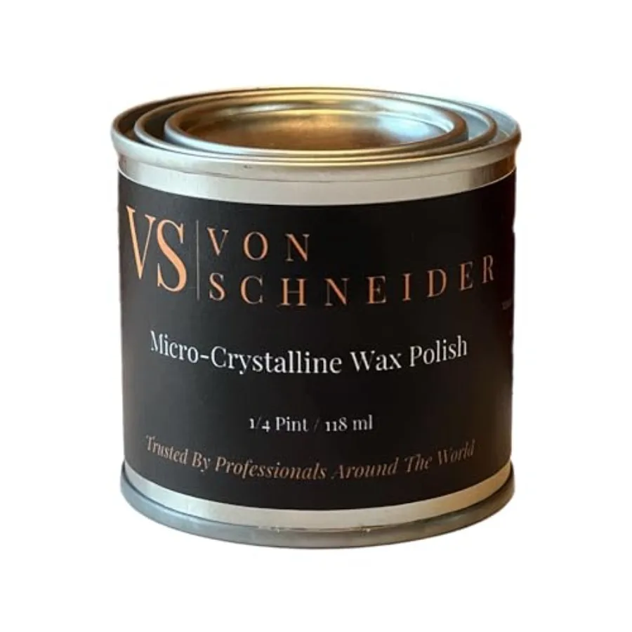 

Micro-Crystalline Wax Polish, 118ml Multi-Surface Protective Wax for Wood, Metal, Stone and Leather Polishes, Preserves and Pro