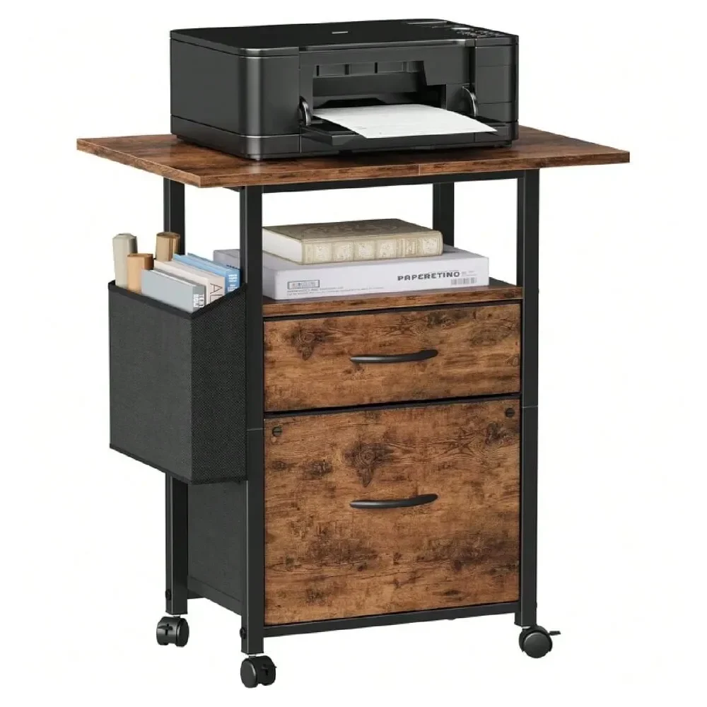 

Office Storage Cabinets And ShelvingDrawer File Cabinet With 24 Extended Desktop, Mobile Filing Cabinet, Rolling File Cabinet Wi