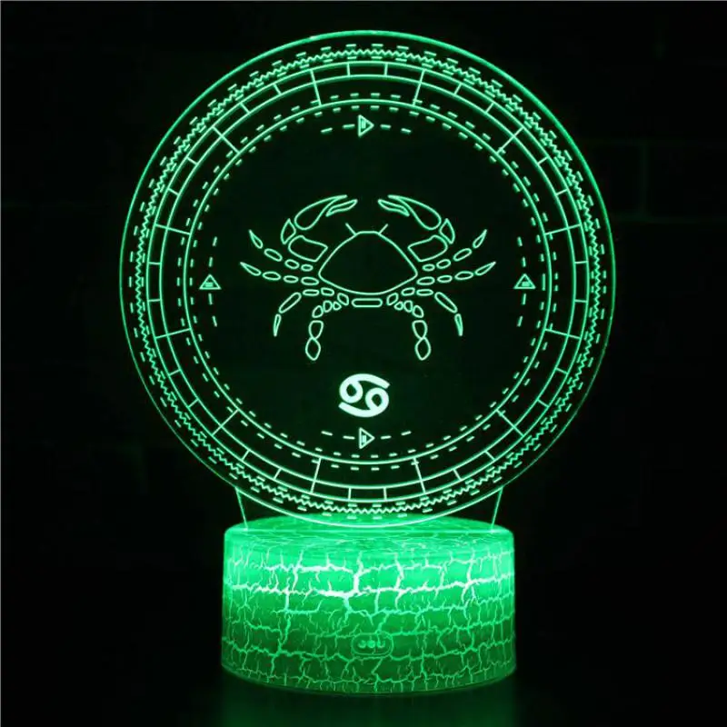 

12 Constellations Table Lamps For Living Room Remote Touch Usb 3d Desk Lamp Led Table Decoration Bedroom Lamp