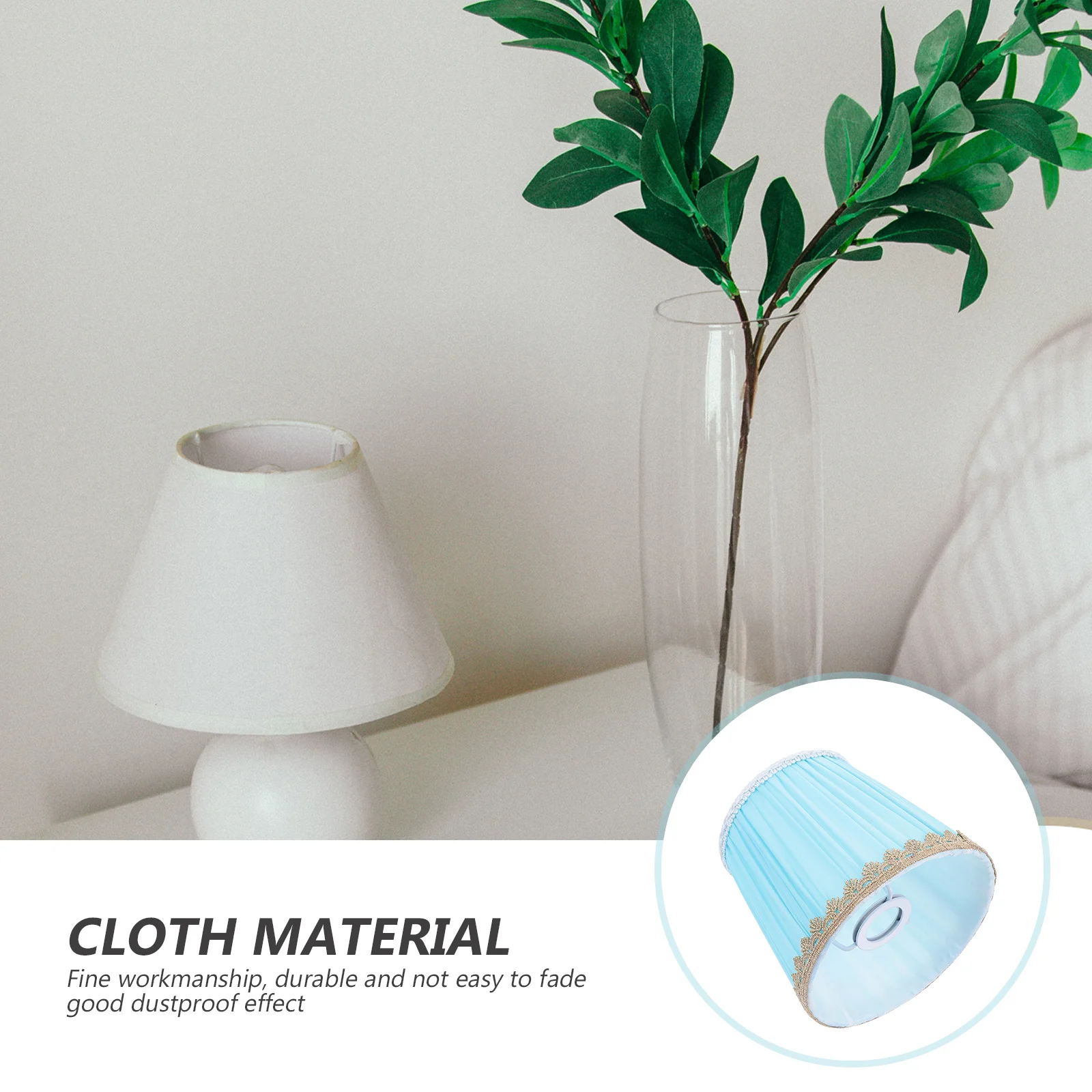 

1Pcs Cloth Lampshade Soft Light Diffuser for Eye Protection Ideal for Bedroom Living Room Study Ceiling Lamp Use