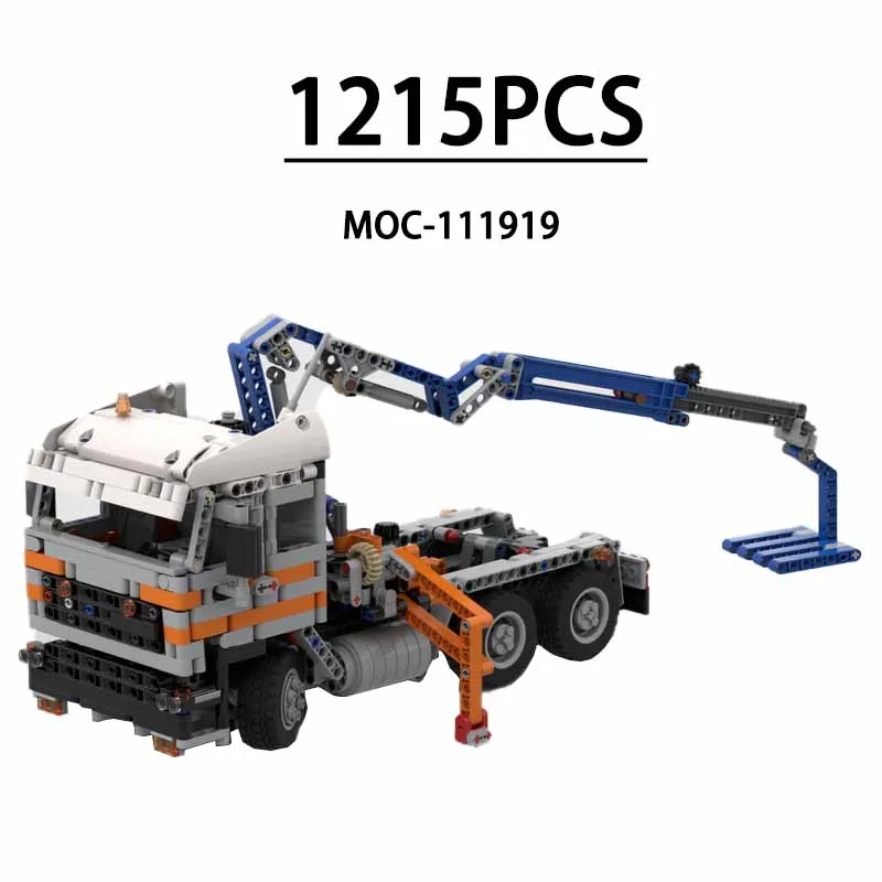 Building Blocks Crane Truck 42128 B Model MOC-111919 Assembly Building Blocks 1215pcs Kids Christmas Gift