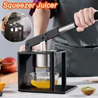 Manual Juicer With Lever Stainless Steel Lemon Squeezer Citrus Juicer Hand Press Heavy Duty Manual Squeeze Juice Extractor Tools