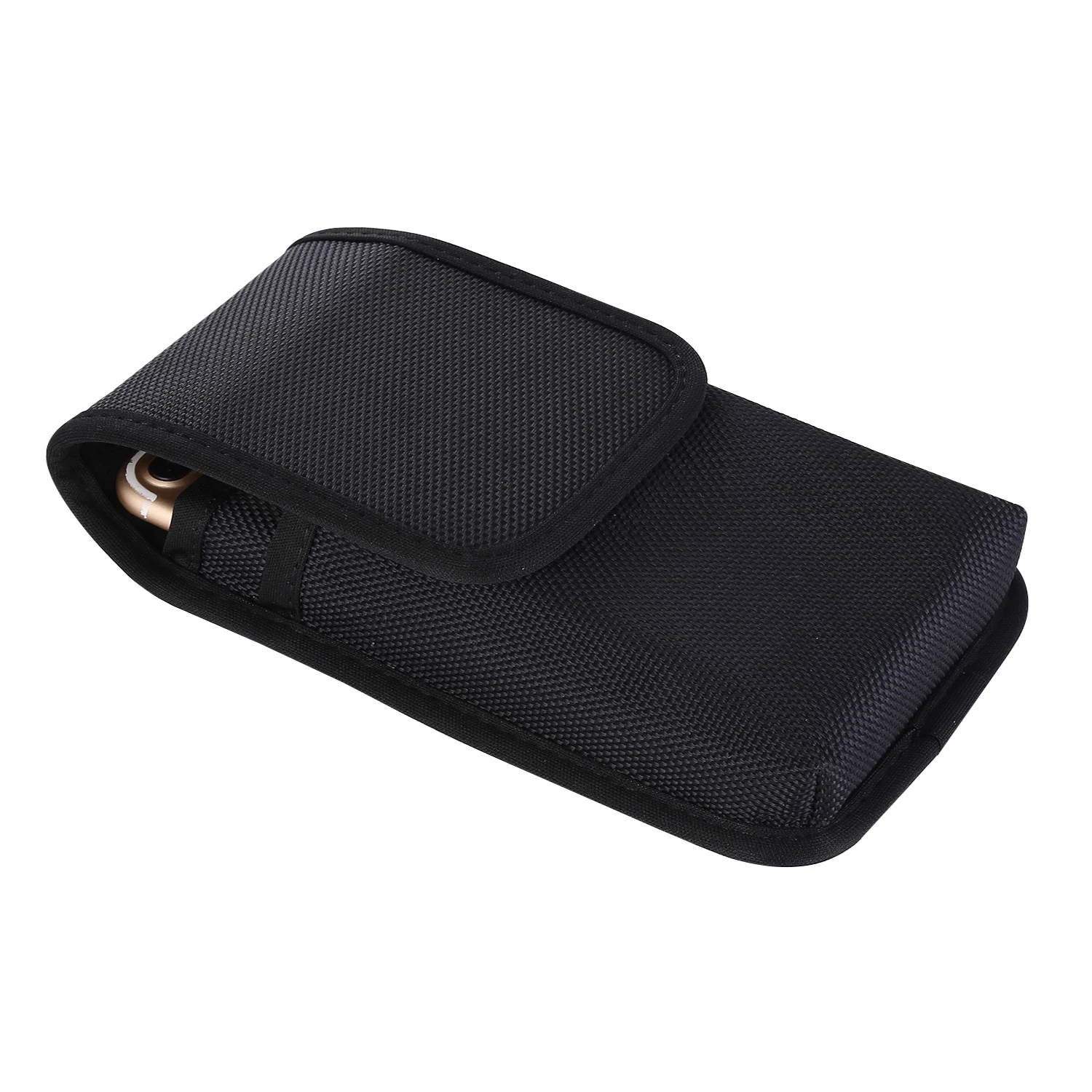 Universal High-quality Nylon Fabric Double Layer Phone Case Pouch for 5.5-7.0 Inches Mobile Phones