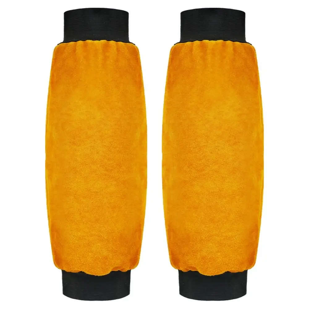 Non-stick Liner Electric Welding Sleeves Breathable Heat Flame Resistant Welding Arm Protector Thickened Elastic Cuff