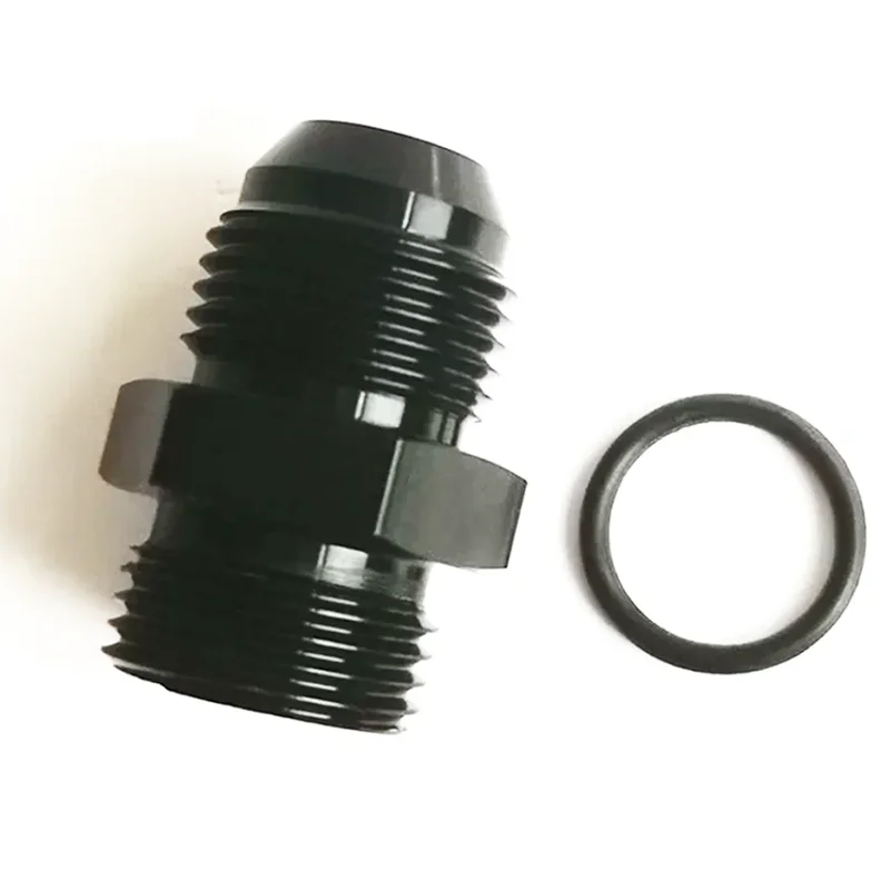 Car Modification Black AN4 AN6 AN8 AN10 AN12 AN16 Connector Fuel Oil Cooling Adapter Connector ORB