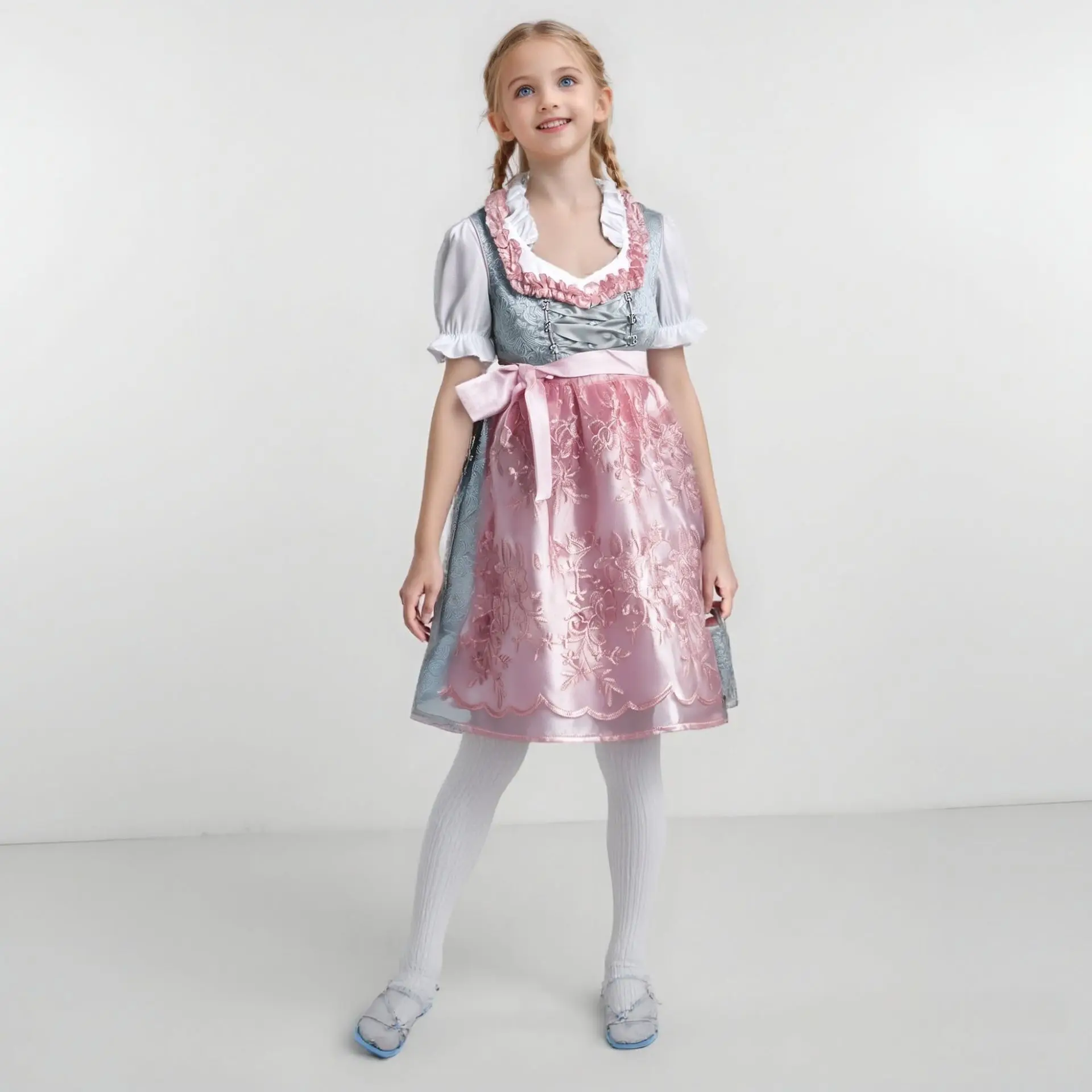 

Новый костюм для Хэллоуина, немецкий наряд Октоберфеста для детей, комплект баварских костюмов