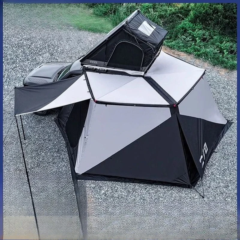 

Side tent Quick open awning Outdoor camping equipment Fan roof tent