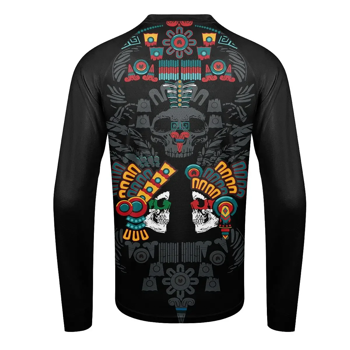 Men's Downhill Jersey 3D-printed Funny Pattern Long Sleeve 1pc Max Storm Cycling Quick-Dry Racing MTB Breathale Cycling Wear