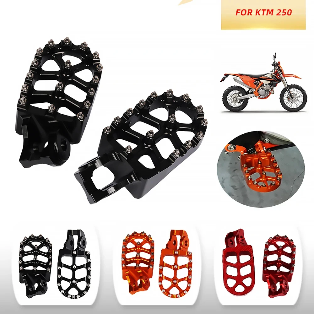 For KTM XC-F XCF SX-F SXF EXC-F EXCF XCW TPI 125 150 250 350 450 500 2021 2022 2023 Accessories Footrest Footpeg Foot Rests Pegs