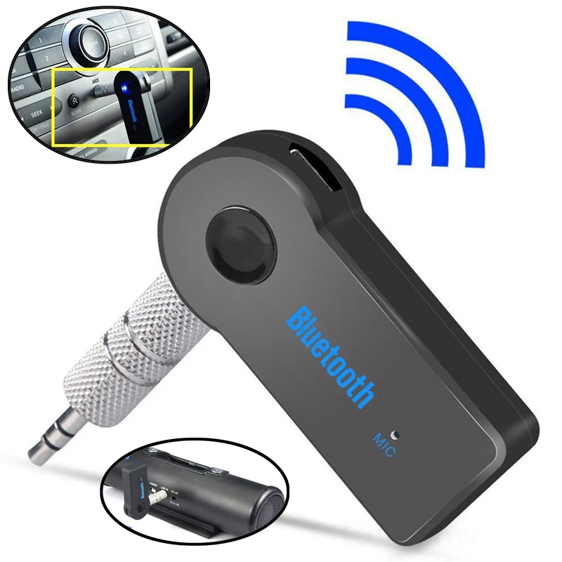 

2 in 1 Wireless Bluetooth Receiver V5.0 Transmitter 3.5mm Jack Plug For Car Music Audio Aux Headphone Handsfree Phones speakers