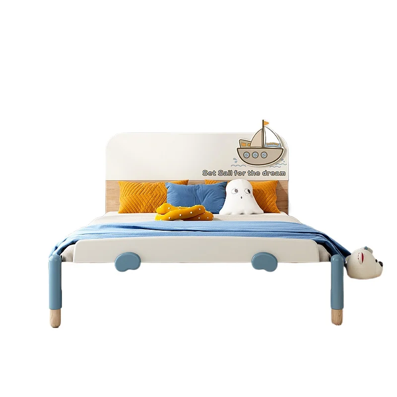 

Ash wood children's bed all solid wood boys and girls simple teenagers single children's fun children's room furniture
