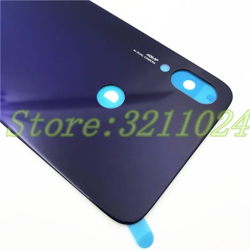 For Xiaomi Redmi Note 7 Battery Cover Back Glass Panel Rear Door Housing Case For Redmi Note 7 Pro Back Battery Cover