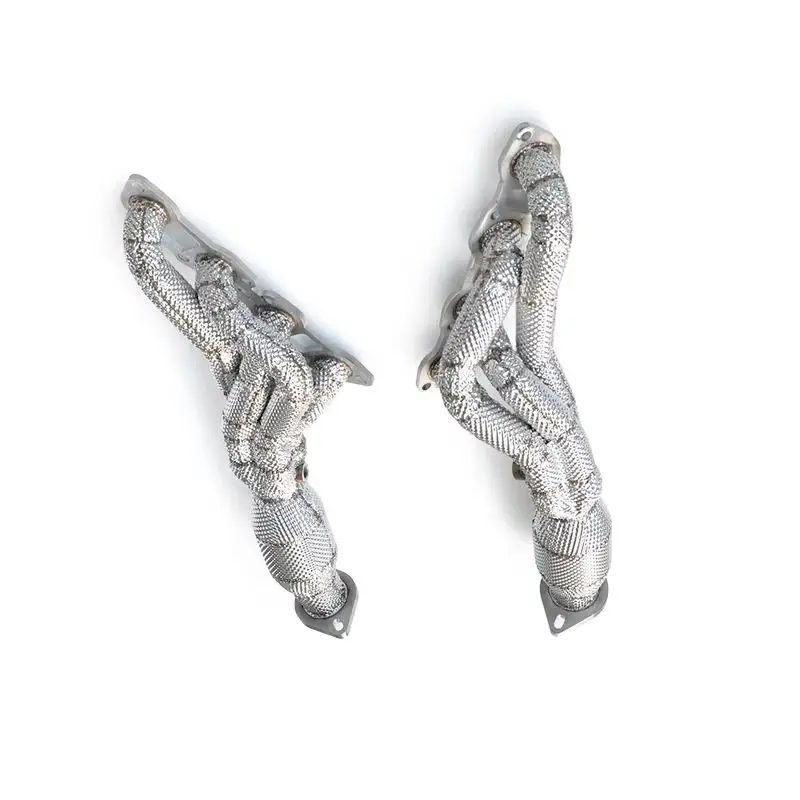 

Высокопроизводительный даунпайп с теплозащитным экраном для Lexus RCF 5.0L V8 2016-2020, коллектор выхлопной системы из нержавеющей стали