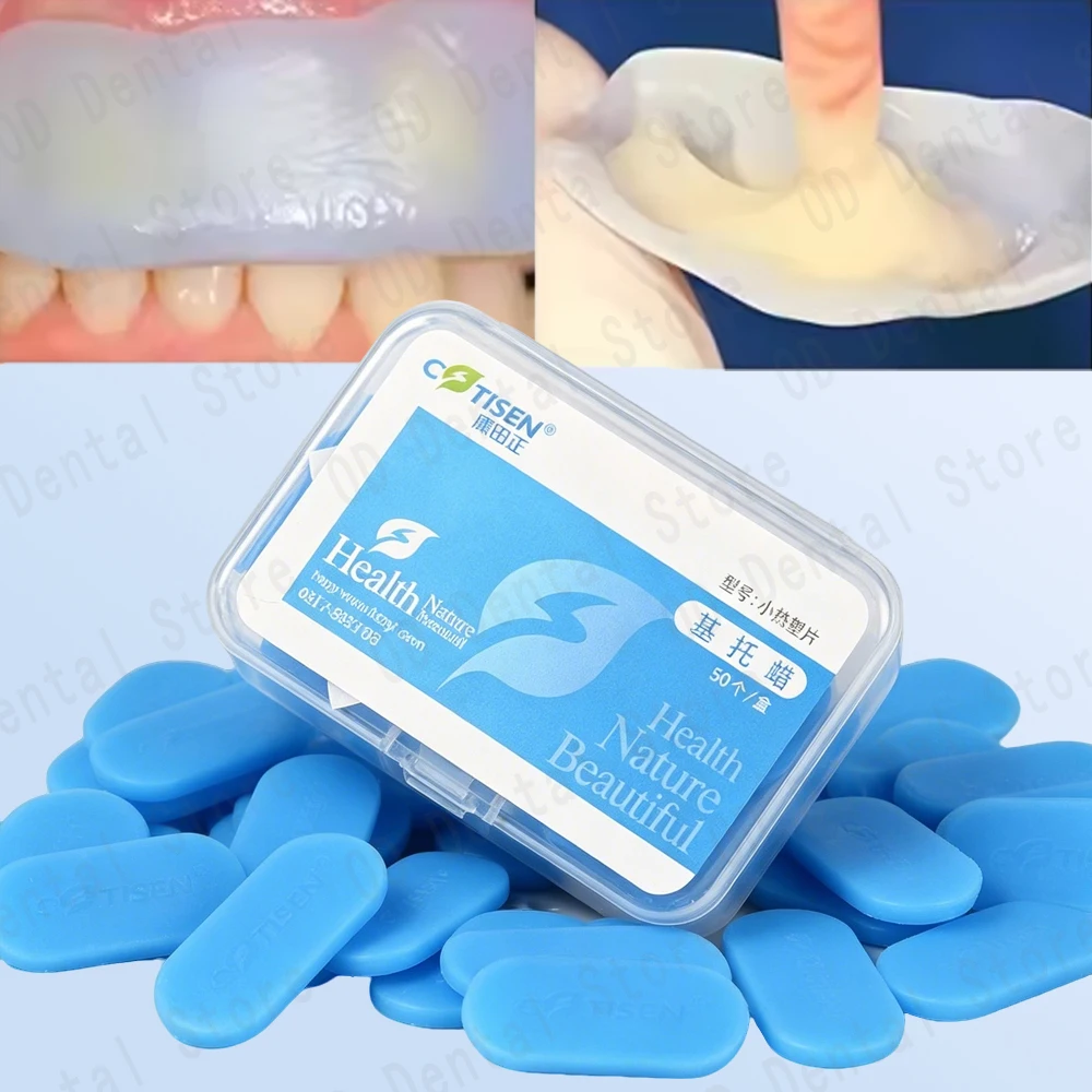 Professional 50 Pcs Thermoplastic Dental Tray Kit for Orthodontic Lab and Quick Temporary Crown Molding