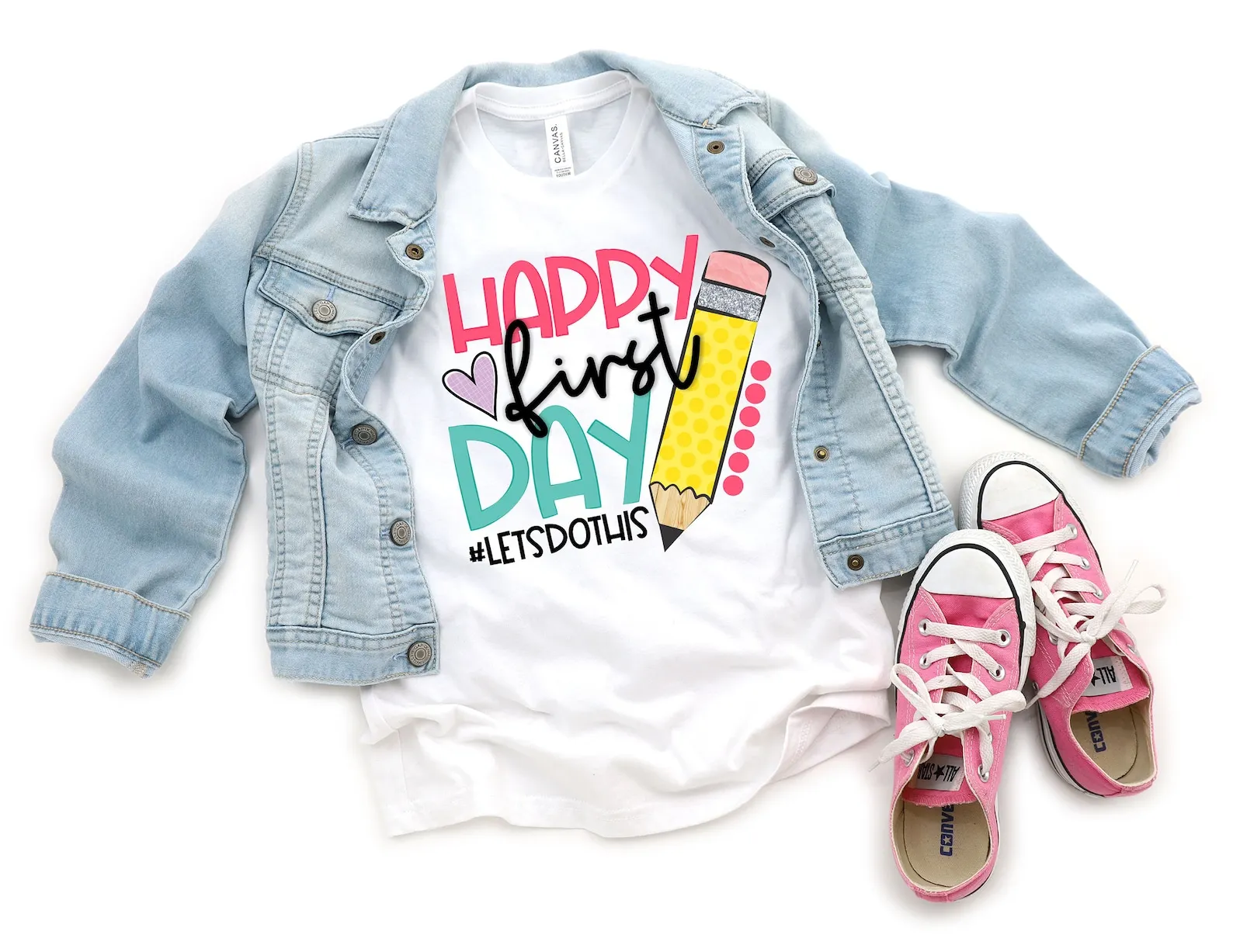 Happy First Day of School Shirt Teacher Gift for Teachers Kindergarten