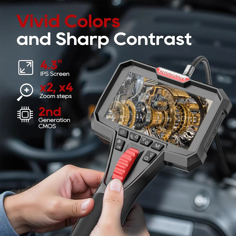 

3.9mm diameter HD endoscope camera, suitable for diesel engine inspection, pipeline aviation and other industries