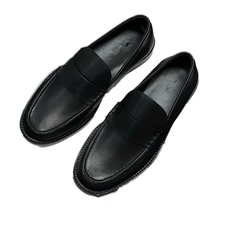 

Withered 2025 Spring Minimalist Women's Shoes Vintage Handmade Cowhide Loafers Shoes Designer Shoes Flats Ladies Shoes Women