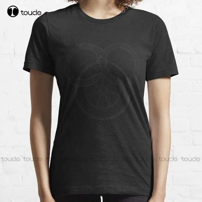 The Snake And The Wheel T-Shirt Mens Golf Shirt Custom Aldult Teen Unisex Fashion Funny New Xs-5Xl Fashion Funny New