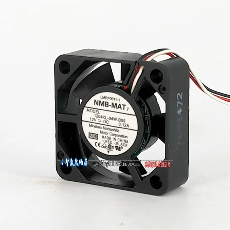 الأصلي 1204KL-04W-B59 12V 0.12A 3010 30*30*10 مللي متر جديد مروحة التبريد المبرد