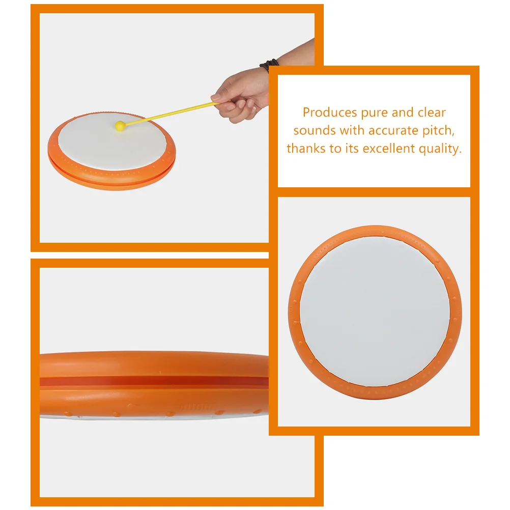 

Hand Drum Teaching Aids Kids Drums Toddler Percussion Instrument Toys Music Instruments for Kids' & Plastic Preschool Musical