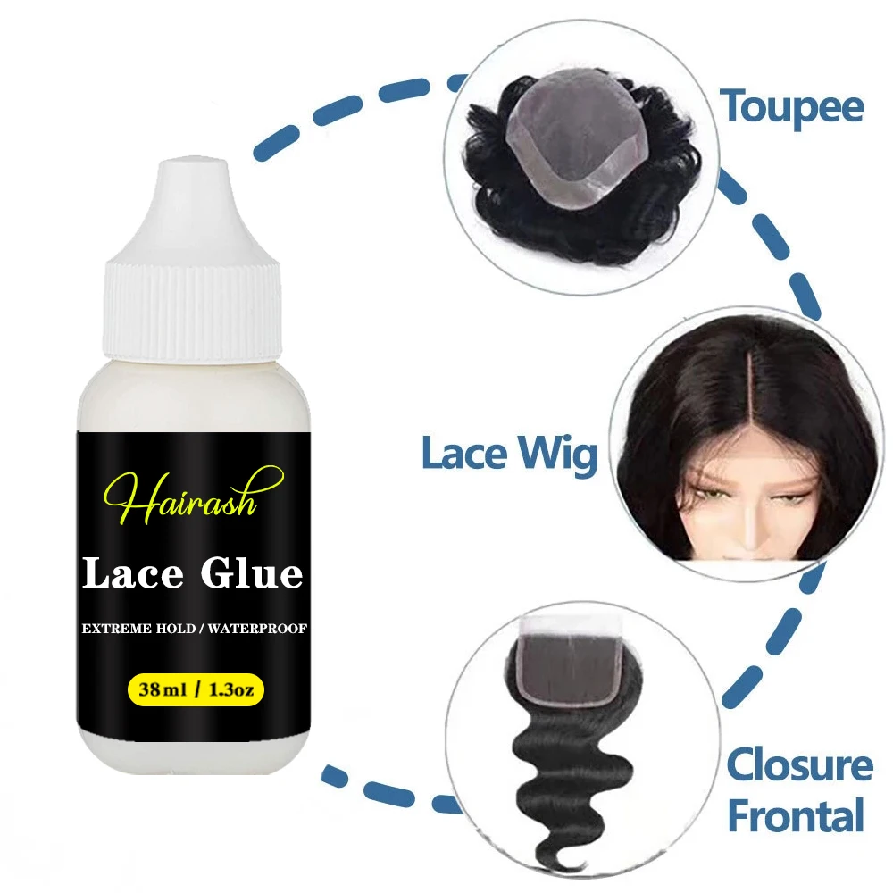 Glue For Lace Front Waterproof Hair Wax Stick Growth Oil Glue Remover For Wigs Wig Installation Kit Set