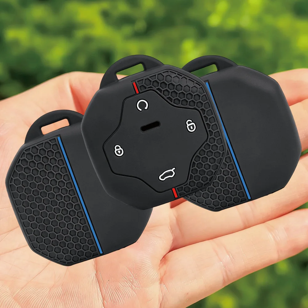 For Chery Jetour Traveler Jetour Shanhai T1 T2 Silicone Smart Key Shell Remote Protection Flexible Silicone