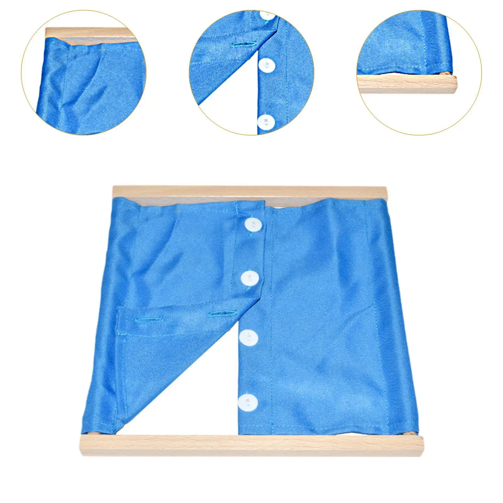 Estante de ropa Montessori, juguete educativo de aprendizaje para niños pequeños