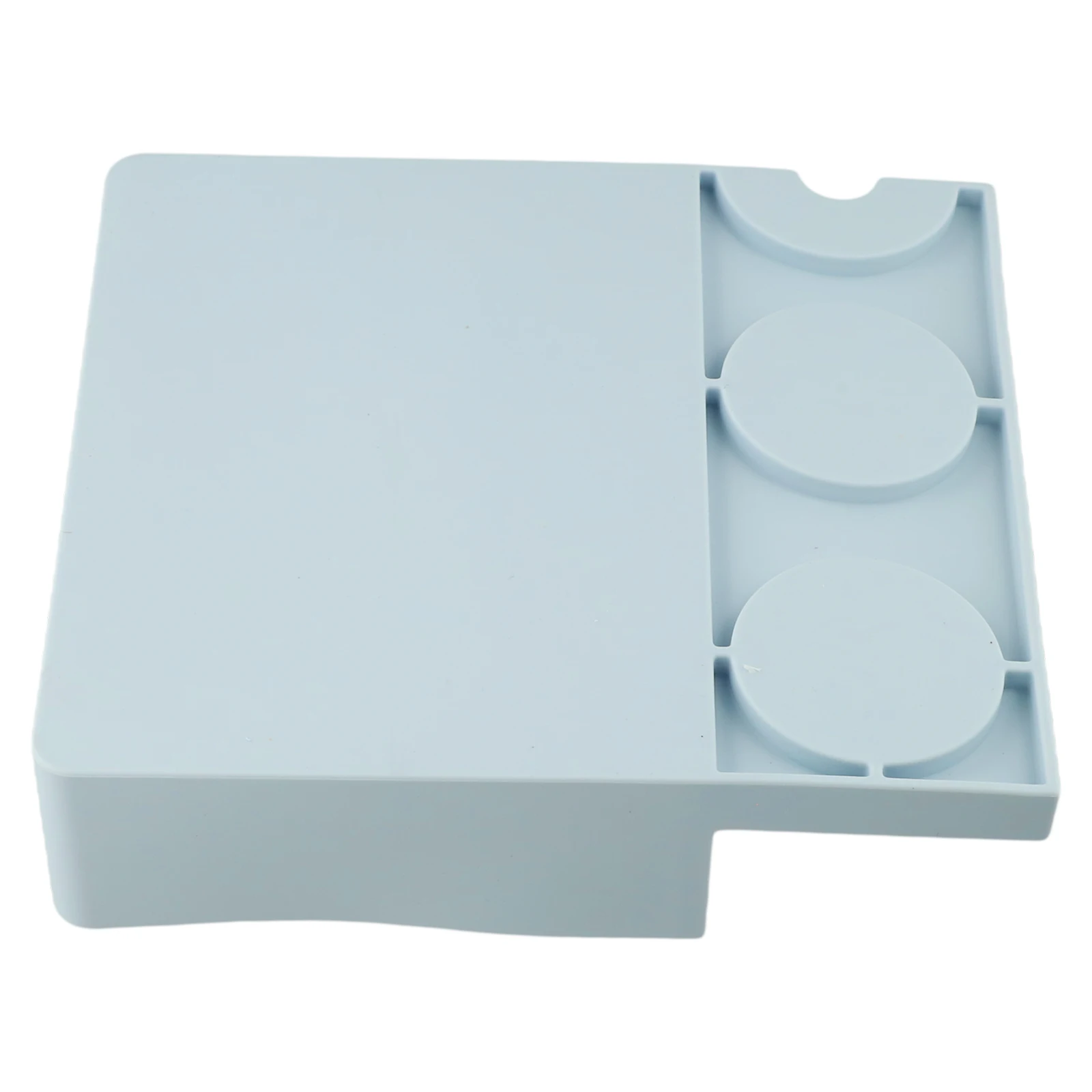 

2-in-1 Coffee Tool Silicone Knock Box Coffee Brewing Setup Black 2in1 Coffee Tamp Mat Efficient Brewing Experience