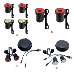 Pack of 4 Skateboard Lights Rechargeable Skateboarding Wheel Lamp Taillight
