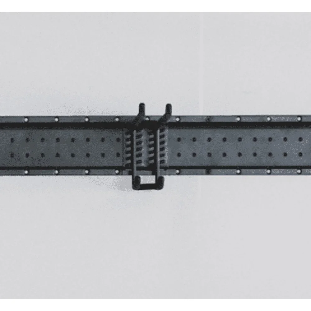 Gancio multiuso doppio per riporre il garage in acciaio resistente con impugnatura in gomma per appendere utensili elettrici e attrezzi da giardino può contenere fino a 55 libbre