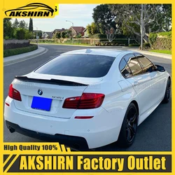 Use For BMW 5 Series F10 Spoiler 2011--2017 Year Real Glossy Black Rear Wing PSM Style Sport Accessories Body Kit